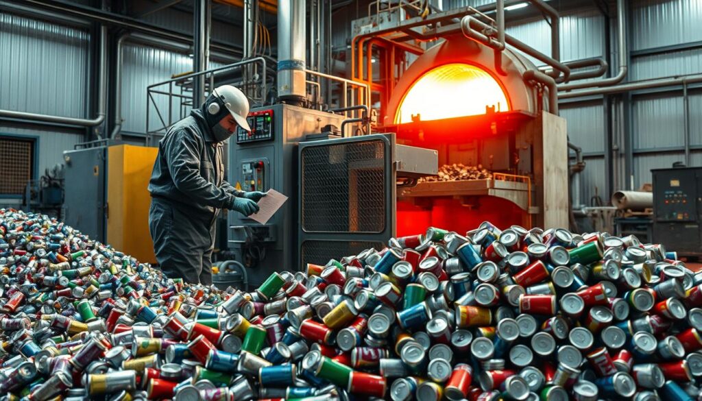 Aluminiumrecycling Prozess