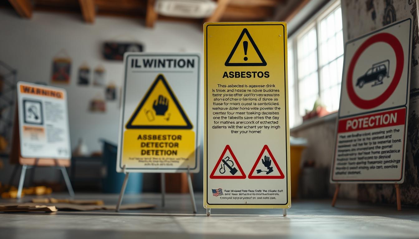 Asbest erkennen Sicherheitshinweise