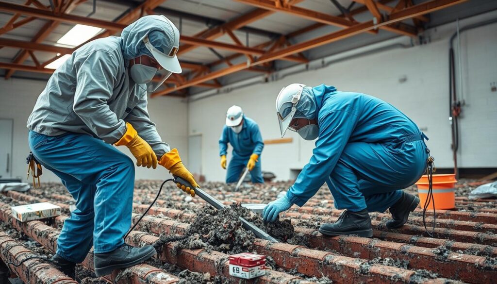 Asbestdemontage Sicherheitsverfahren