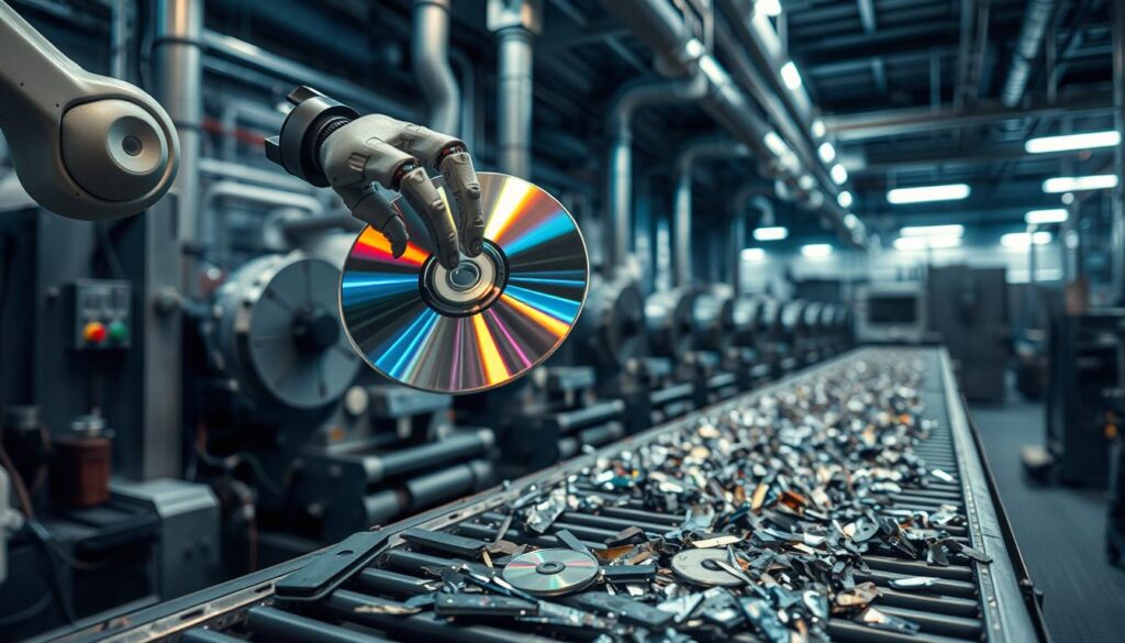 CD-Recycling Prozess