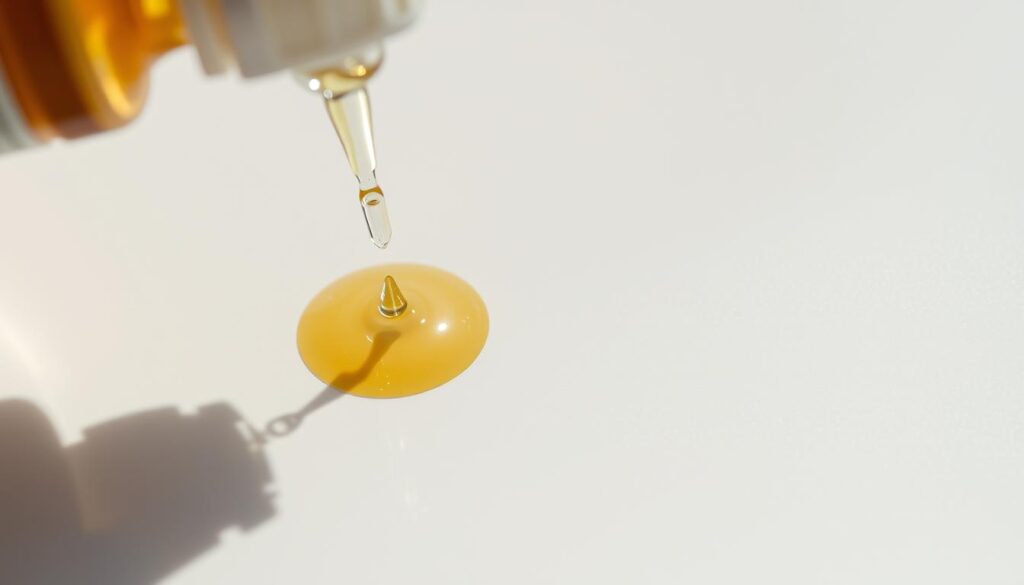 Chemische Klebstoffentferner auf Plastikoberfläche