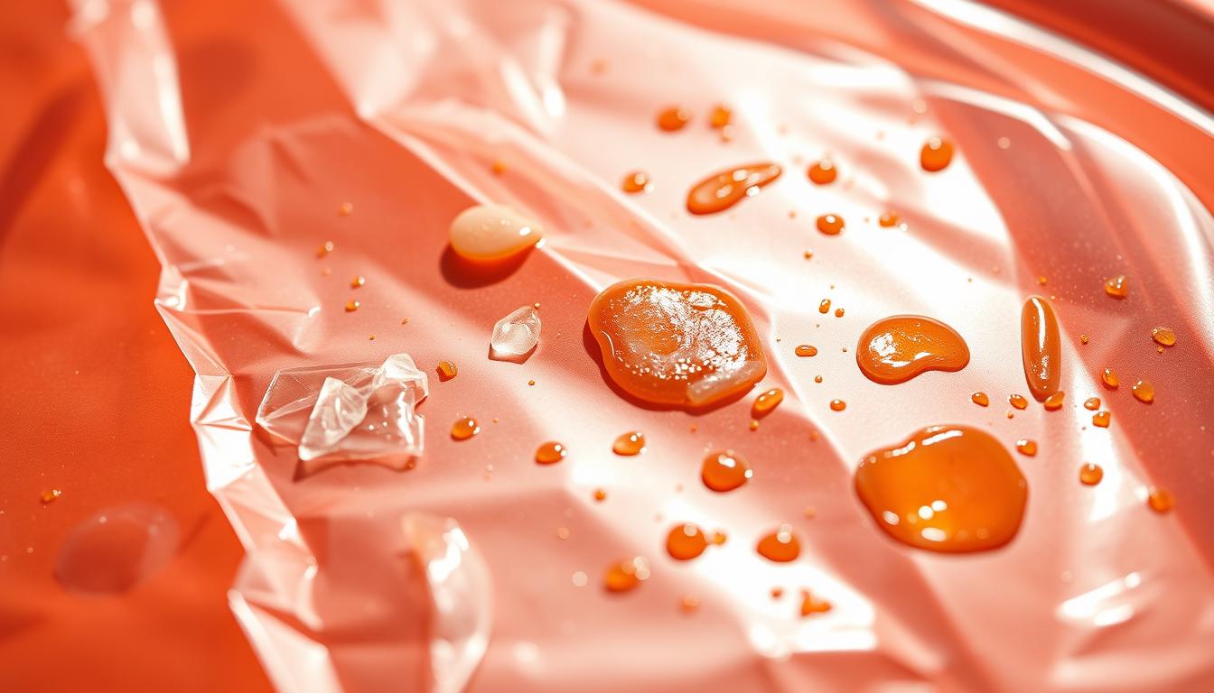 Klebereste entfernen von Plastikoberflächen