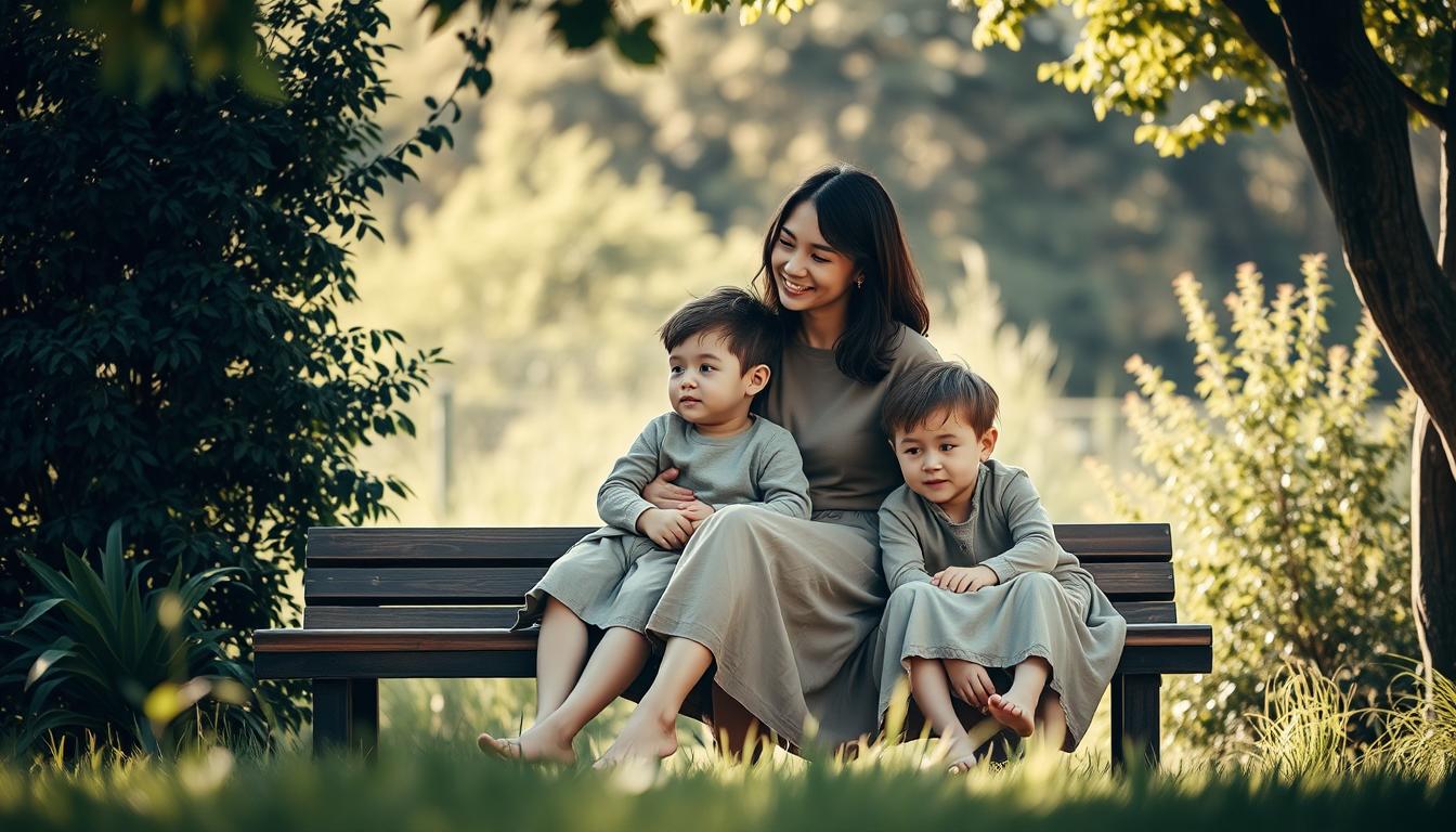 Minimalismus Familie Lebensstil