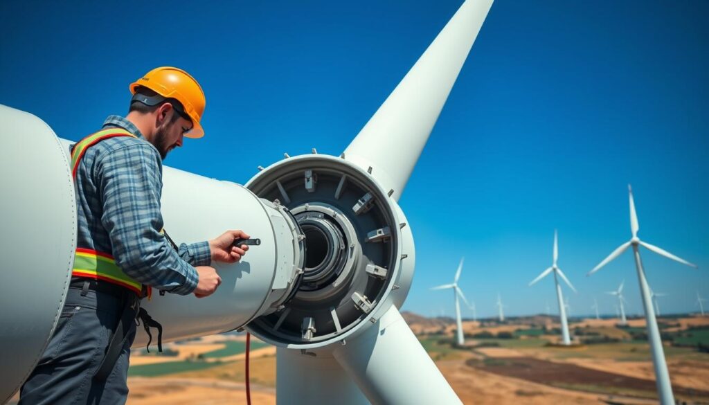 Windkraftanlage Wartung
