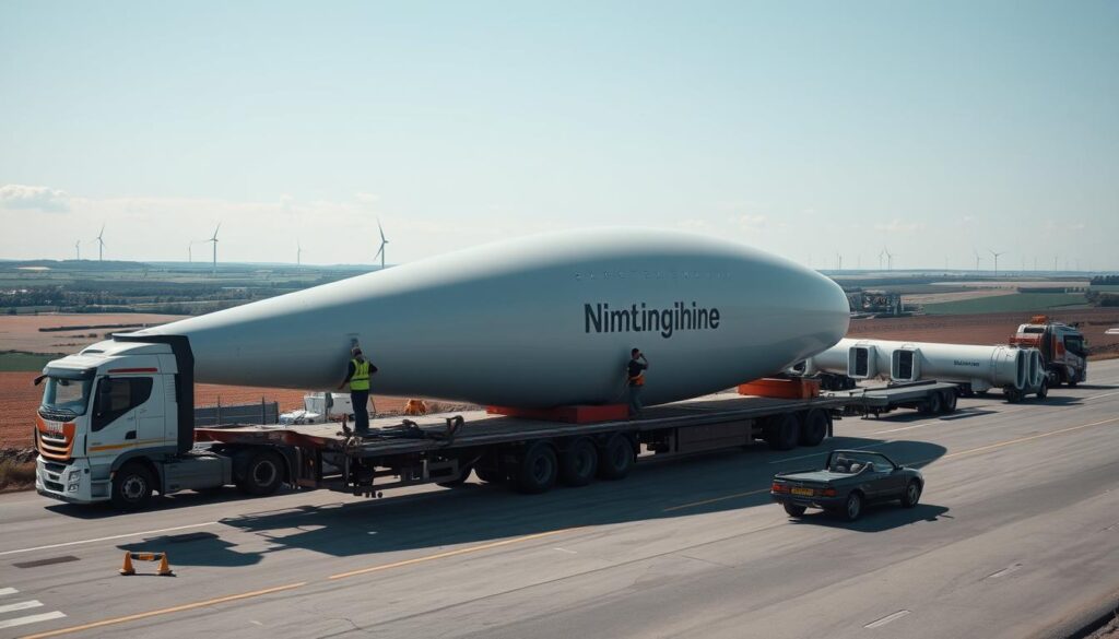 Windrad Transport Logistik