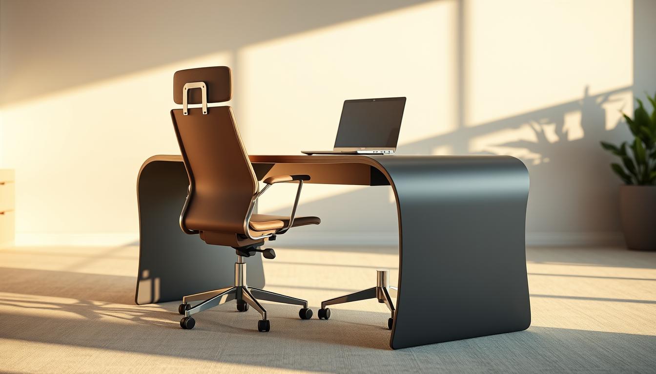 Moderne Arbeitsplatzgestaltung mit ergonomischen Möbeln