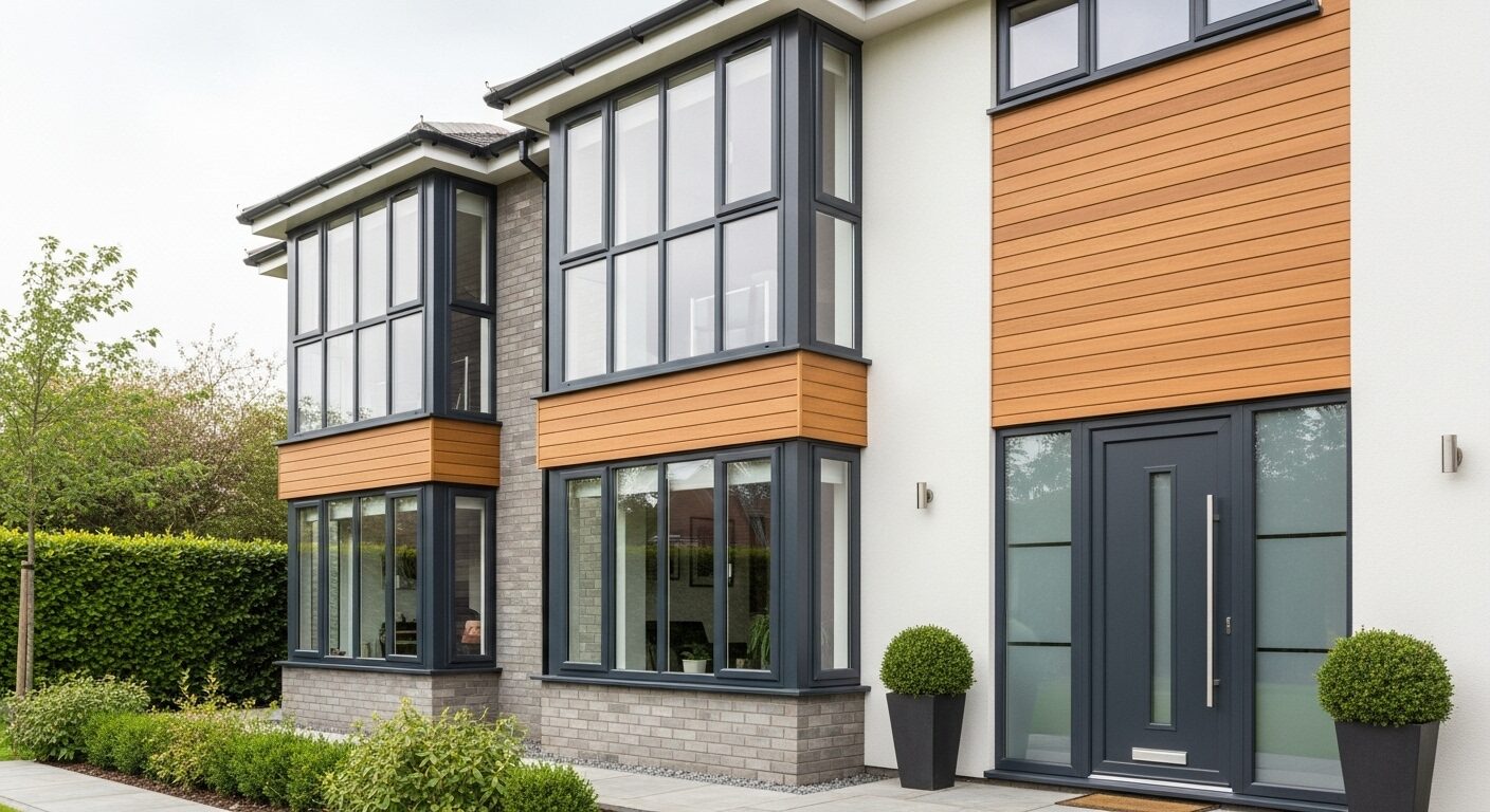 Langlebige Kunststofffenster mit stilvollem Design und optimaler Wärmedämmung